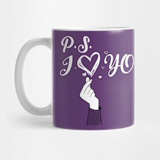 P.s. I Love You Purple Mug